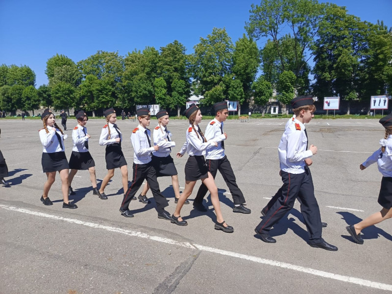 ОбластноЙ смотр строя и песни кадетских классов общеобразовательных организаций Калининградской области.